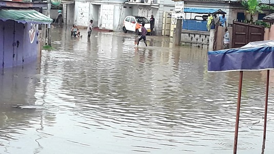 Parts of Accra inundated with flood waters again