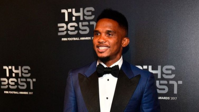 Qatar Legacy Ambassador Samuel Eto’o visits Ghana for two days as part of build up to World Cup
