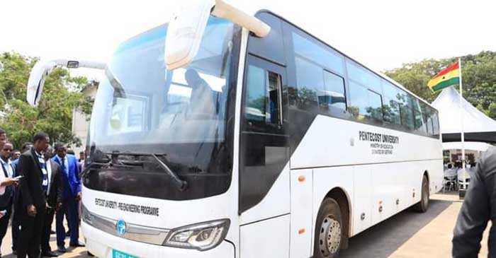 Pentecost University Receives Bus For Pre-Engineering Programme