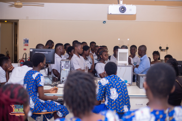 Junior Science and Maths Quiz contestants tour KNUST laboratories