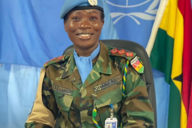 Ghanaian peacekeeper selected as United Nations Military Gender Advocate of the Year 2022