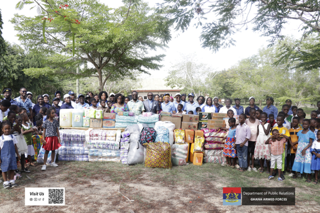 Ghana Navy and Naval Wives Association support Methodist Rafiki Satelite Village