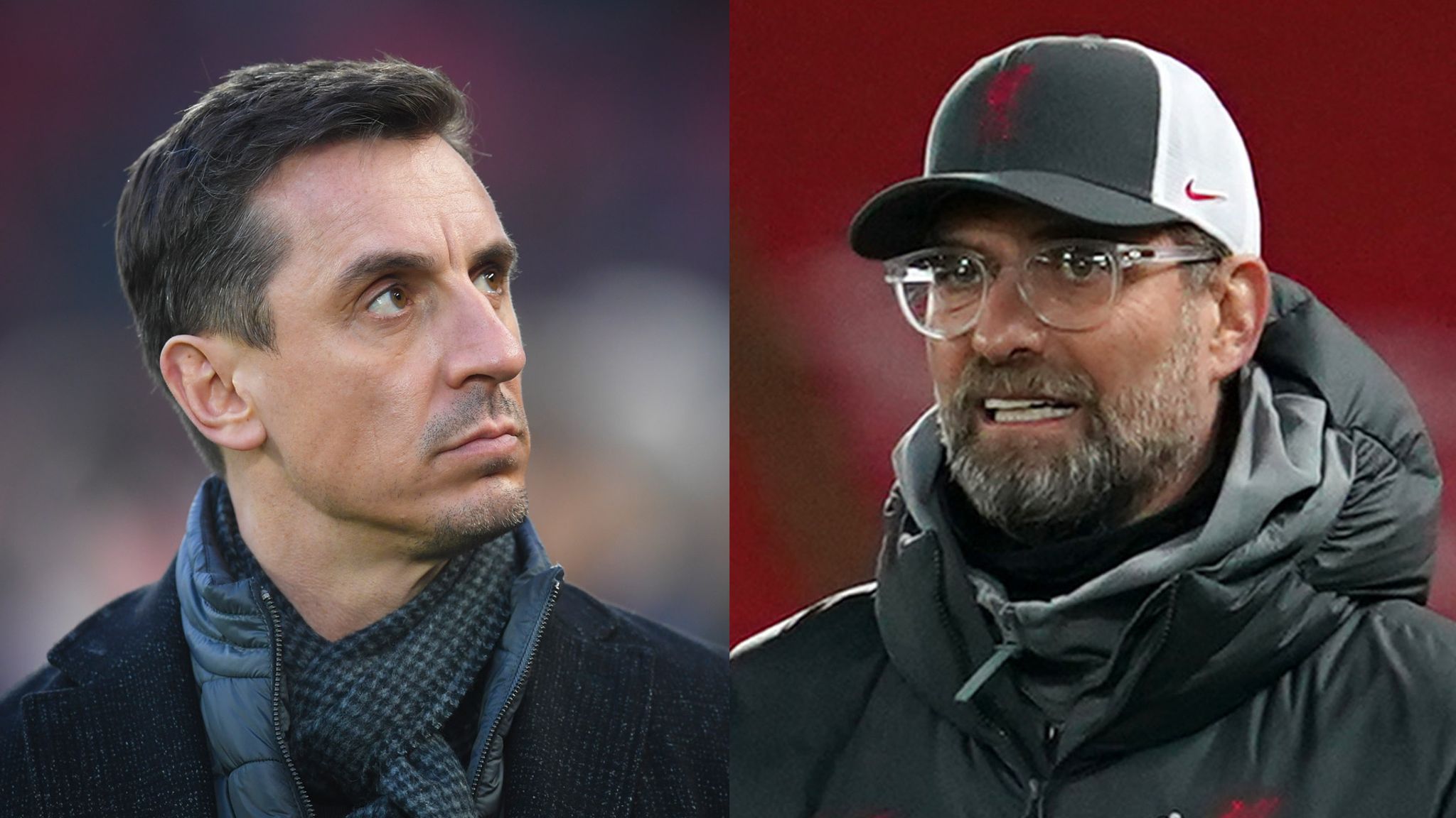Neville: Klopp sent Man Utd and Newcastle a message: ‘He’s coming for you!’