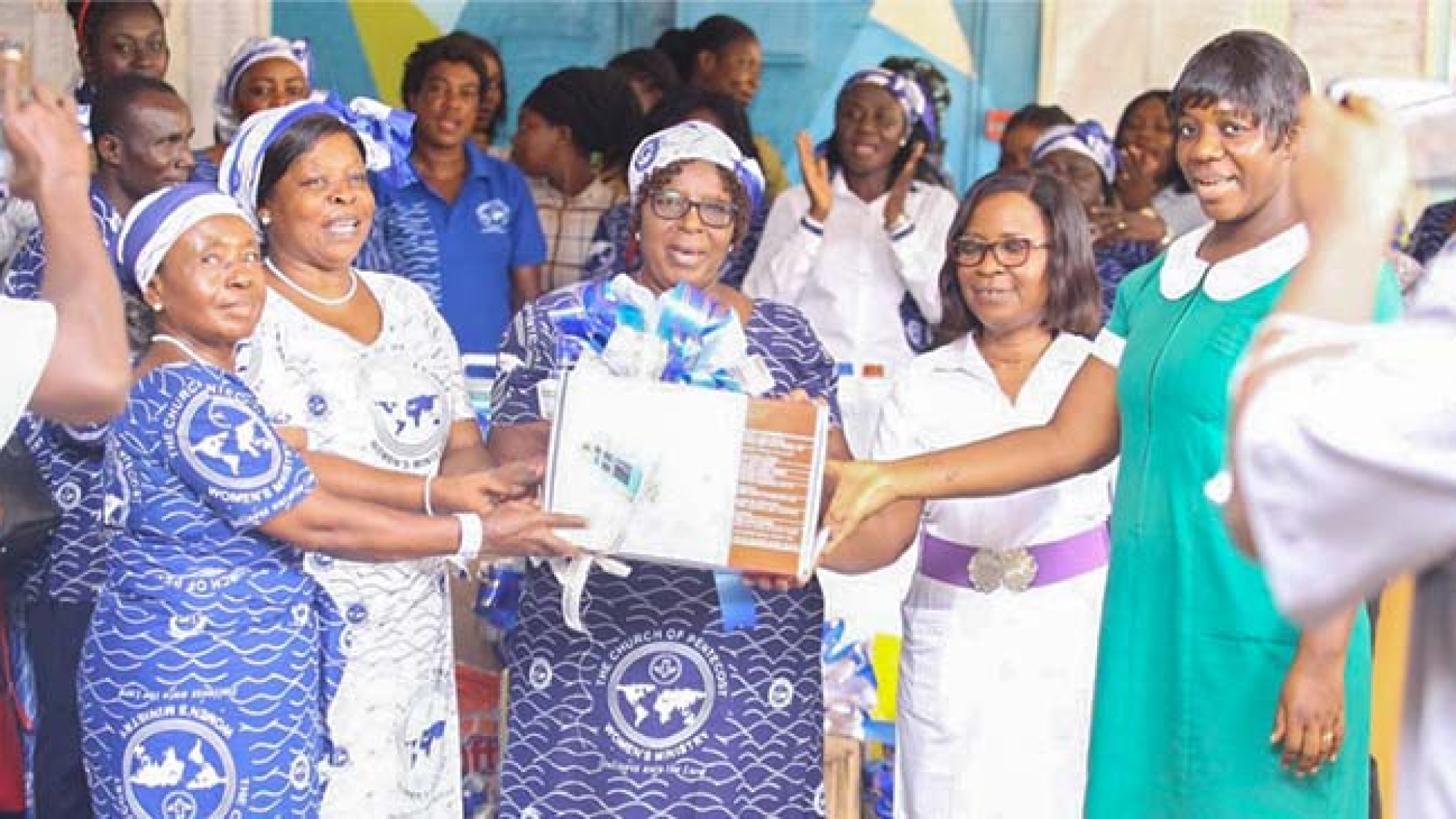 Women’s Ministry Donates To Adabraka Polyclinic