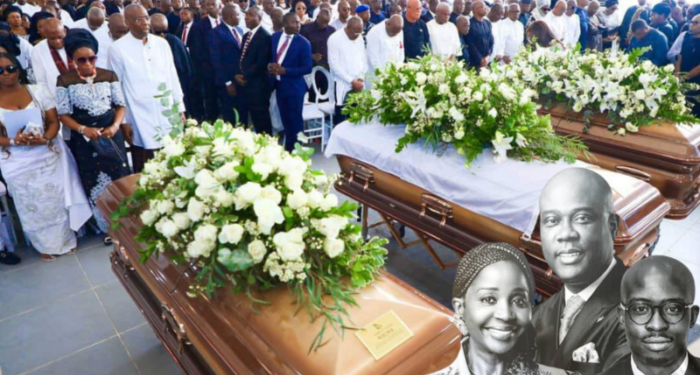 Tears as Access Bank CEO Herbert Wigwe, wife, and son laid to rest