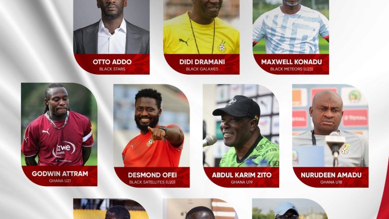 Head Coaches for our Male National Teams in Ghana