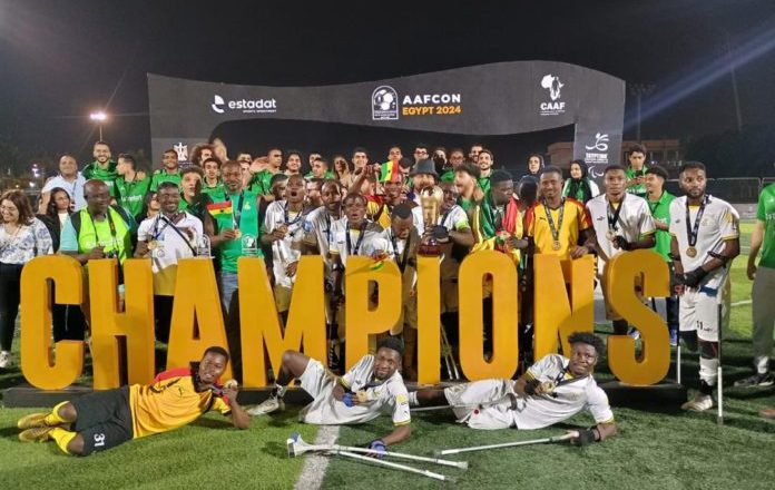 Ghana’s Amputee team wins AAFCON in Egypt