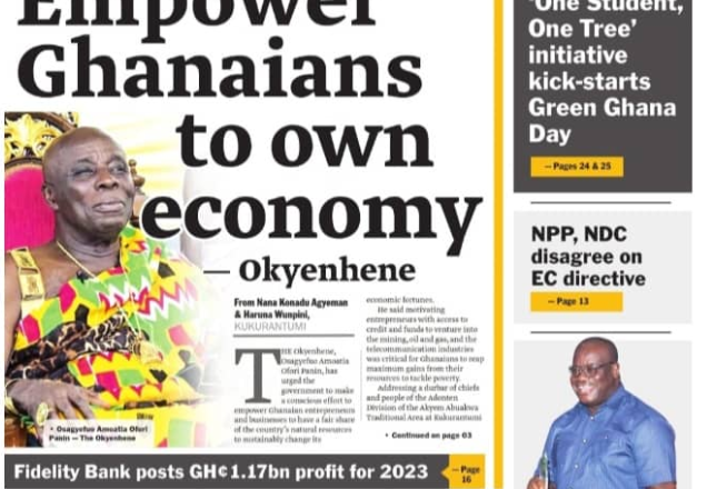 Newspaper headlines: Tuesday, June 4, 2024