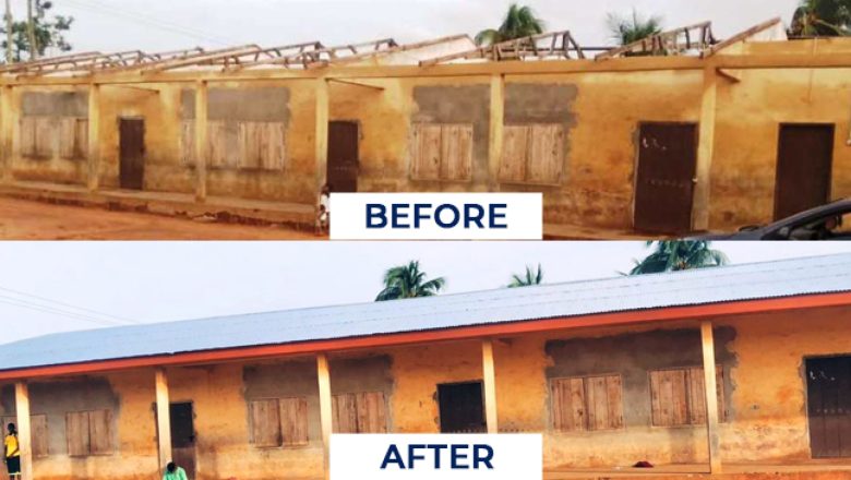 Aflao Area Hands Over Renovated Classroom Block To Afife R/C Basic School