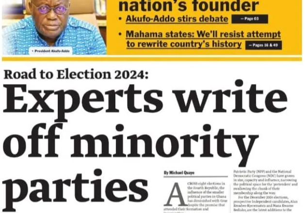 Newspaper headlines: Tuesday 6th August is 2024