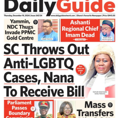 Newspaper headlines: Thursday, December 19, 2024