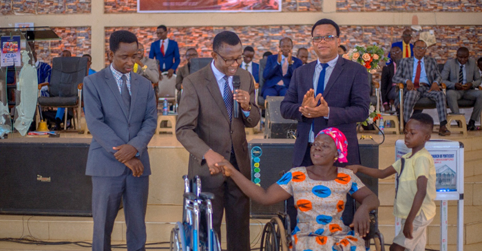 Mampong Area MPWDs Donates Wheelchair To Physically Challenged