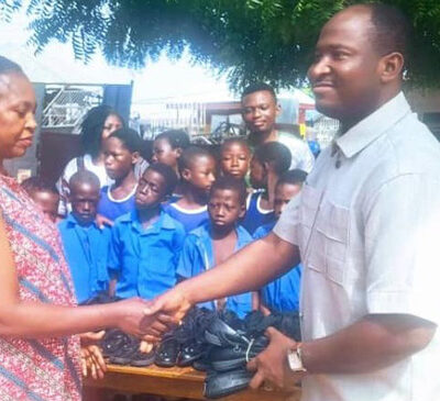 Lamashegu District Schools Outreach Ministry Blesses School Pupils With New Shoes