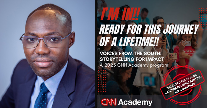 Pent Media Centre’s Prince Asare Earns Spot In CNN Academy Programme