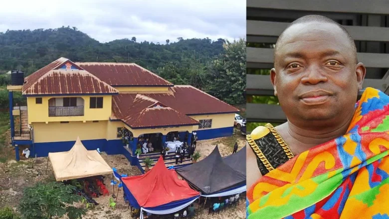 Chief Nana Tano Kabaa 11 Donates Police Station To Enhance Aowin Security