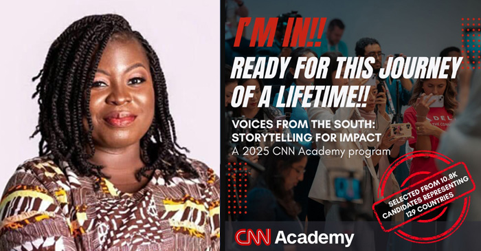 Sylvia Ohene-Adjei Selected for Prestigious 2025–2026 CNN Academy
