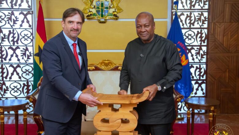 President Mahama Hails Outgoing German Ambassador For Productive Tenure