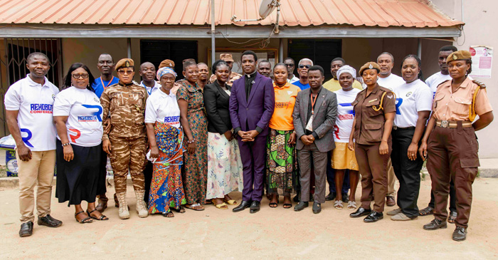 PMKY Worship Centre Supports Awutu Camp Prison With GHS 40,000 Donation, Medical Outreach