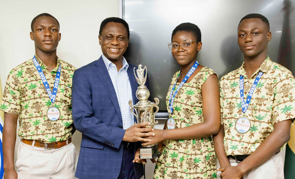 Ghanaian Robotics Champions Present Trophy To Leadership Of The Church Of Pentecost