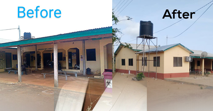 Agorve-Woe District Traditional Ministries Refurbish Dziedzorve CHPS Facility web