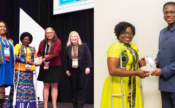 Deaconess Prof. Augustina Naami Delivers 2025 Hokenstad International Lecture, Honoured With Prestigious Global Award web
