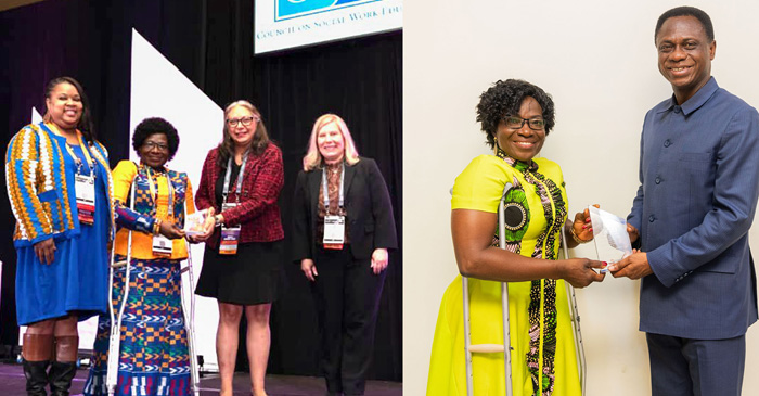 Deaconess Prof. Augustina Naami Delivers 2025 Hokenstad International Lecture, Honoured With Prestigious Global Award web