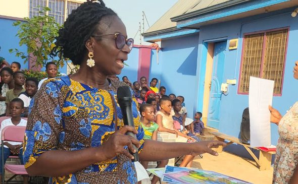 Mrs Lydia Bonzoe Demonstrates Christlike Love to Over 300 Children at Sefwi Bekwai web