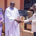 Elder Dr Ofosu Ampofo Donates Musical Equipment To Akyem Adukrom Assembly web