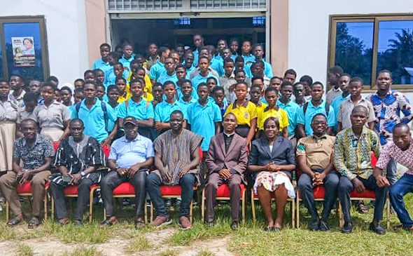 Huniso District Organises Career Guidance for BECE Candidates web.jpg