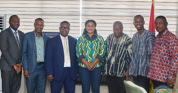 Tema Area Head Pays Courtesy Call On Tema Mayor web