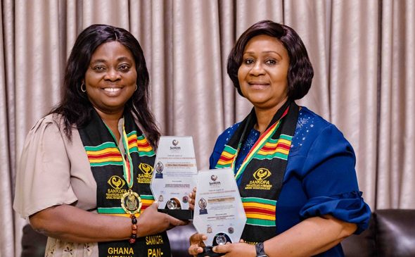Mrs. Mary Nyamekye, Deaconess Philomina Mireku Honoured web