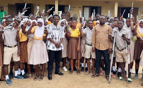 Namong District Donates Educational Items To 123 BECE Candidates web