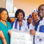 PIWC Nkawkaw Women’s Ministry Donates To Holy Family Hospital WEB.jpg