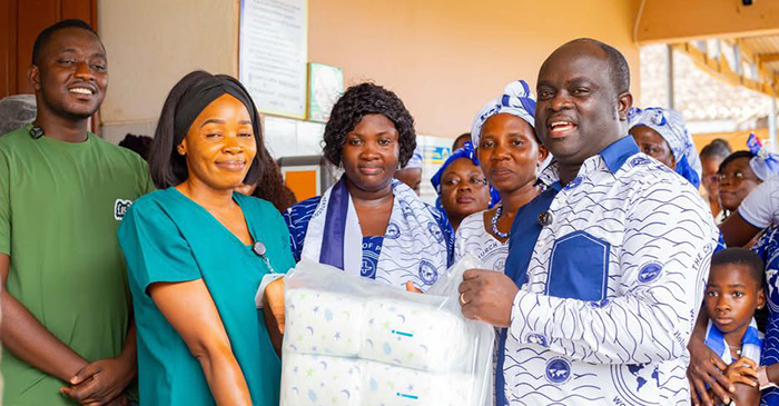 PIWC Nkawkaw Women’s Ministry Donates To Holy Family Hospital WEB.jpg