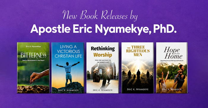 APS. ERIC NYAMEKYE RELEASES FIRST SET OF BOOKS AT PENTECOST 2026 web