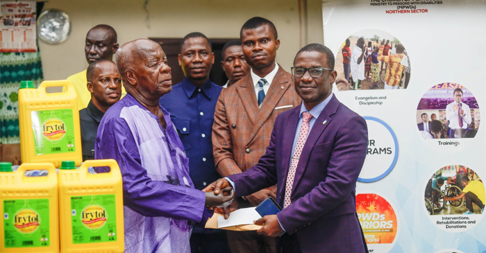 MPWDs Donate GH¢20,000 Relief Items to Physically Challenged Action Foundation web